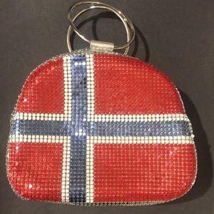 Vintage Laila of Norway Mesh Flag Bag‎